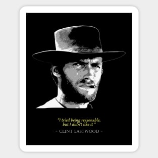 Clint Eastwood Quote Sticker